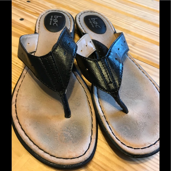 boc leather sandals